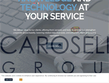 Tablet Screenshot of carosellagroup.com